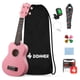 thumbnail image 1 of Ukelele soprano Donner para principiantes, 21 pulgadas, rosa, con paquete, 1 of 7
