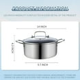 thumbnail image 2 of 5 QT Tri-Ply Hybrid Non-Stick Stock Pot with Lid, Induction Compatible, Dishwasher and Oven Safe, 2 of 4