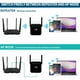 thumbnail image 3 of Repetidor WiFi de 300 Mbps 2,4 GB, 1 puerto de red RJ45 Amplificador de señal de Internet inalámbrico, Extensor WiFi ultracompacto, Amplificador de Internet fácil de instalar, Negro, 3 of 5