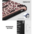 thumbnail image 5 of Ringke Dual-X Case Compatible with iPhone XR, Double Layer Heavy Duty Defense Armor Cover - Leopard Pink, 5 of 7