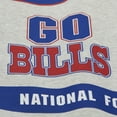 thumbnail image 6 of Men's Mitchell & Ness  Heather Gray Buffalo Bills All Over Print Vintage Fleece Crewneck Sweatshirt, 6 of 7