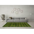 thumbnail image 3 of Ahgly Company Indoor Rectangle Oriental Green Modern Area Rugs, 2' x 3', 3 of 4