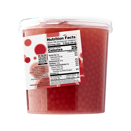 Tea Zone Pomegranate Popping Pearls (7 lbs)