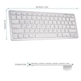 thumbnail image 4 of Estbridge Universal Wireless Bluetooth Keyboard Slim Hebrew Arabic 9.7 inch  Keyboard, 4 of 4