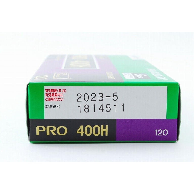 Fujifilm 16326119 Fujicolor Pro 120, 400H Color Negative Film ISO