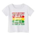 thumbnail image 4 of Shadoumai T Shirts for Girls 8-10 Floral Pattern Boat Neck Shirt Short Sleeve T Shirts Cotton Pullover Tops T-Shirts Toddler To Big Kid, 4 of 5