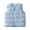 style-01 Sky Blue, variant on Kogui Boys Puffer Jacket Girls Winter Puffer Vest Faux-Down Short Cropped Lightweight Water-Resistant Big Girls Sleeveless Jacket 5T 6T (Sky Blue,5-6 Years)