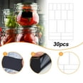 thumbnail image 3 of Tnarru 30 Pieces Removable Labels for Jars Pantry Labels Portable Storage Jars Stickers for Food Containers Fridge Toys Mailing Gift White, 3 of 5