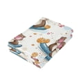 thumbnail image 7 of 2-Piece Polyester cotton Towel Set Absorbent Pool Float Otter Hand Towel Bath Towel Soft and Comfortable Machine Wash 28.3x14.4, 7 of 7