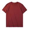 thumbnail image 4 of Pisexur T Shirts for Man , Hommes Couleur Unie Mode Décontractée Ventilée Col Rond Exercice Manches Courtes Haut Vin, 3TG Chemises de Golf Hommes & Chemises Hommes, 4 of 4
