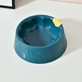 thumbnail image 5 of Pnellth Pet Bowl Flower Shape Leaf Decor Reinforced Base Anti-overturn Non-slip Food Grade PP Cats Dogs Water Food Feeding Dish Plate, 5 of 7