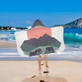 thumbnail image 2 of Yayeee Kids Hooded Towels Toddler Soft Absorbent Beach Bathing Wrap 50" x 23.5", Abstract Elephant, 2 of 5