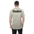 thumbnail image 5 of Men's New Era Light Beige Pittsburgh Steelers Multi Patch T-Shirt, 5 of 5