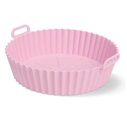 Molde redondo para hornear para freidora de aire, freidora flexible lavable de silicona Deng Xun unisex