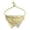 Yellow, variant on JOLLGII Custom Embroidered Name Striped Pet Bandana, Adjustable Drawstring Triangle Bib for Cats & Small Dogs, Soft Polyester Drool Scarf(M,Yellow)