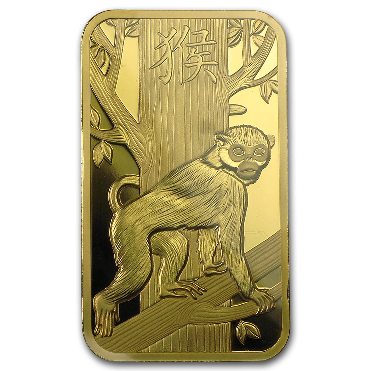 1 oz Gold Bar - Year of the Monkey (In Assay)