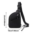 thumbnail image 3 of HGIEYS Shoulder Bag for Women and Men, Anti-Theft RFID Crossbody Sling Bag, for Travel, Commute and Daily Use, 3 of 9