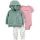 thumbnail image 1 of Conjunto Carter´s Child of Mine Niña 12 M Varios diseños Verde 3 Pzas, 1 of 4