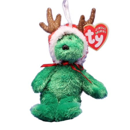 Ty Jingle: 2002 Holiday Teddy the Green Bear | Stuffed Animal | MWMT s price history on PriceWatchPro