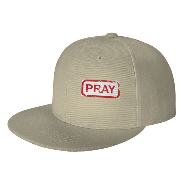 ZICANCN Pray Character Pattern Baseball Caps, Trucker Hats for Men And Women, Adjustable Breathable Flat Caps, Natural