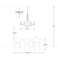 thumbnail image 3 of ACROMA Fidenza 12-light Modern Farmhouse Empire Wagon Wheel Chandelier with UL - D40'' * H135'' Muted Brass & Matte Black Satin, Matte, 3 of 5