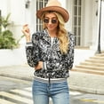 thumbnail image 5 of Manxivoo Womens Tops Spring and Autumn Women's Long Sleeve Sequined Long Sleeve Cardigan Jacket Top Jackets for Women Long Cardigans for Women Trendy Black XXL, 5 of 9