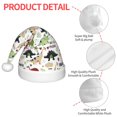 thumbnail image 4 of Balery Dinosaur Pattern Santa Hat Christmas Hat Funny Christmas Hat Christmas Knitted Beanie Hat For Kids, 4 of 6