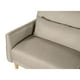thumbnail image 3 of Sofá Cama Makora Anicka con Memory Foam Color Arena Lino Respaldo Reclinable de 3 Posiciones, 3 of 8