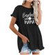 thumbnail image 1 of Camiseta de manga corta estampada casual para mujer OAVQHLG3B Store  lin121212, 1 of 5