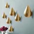 thumbnail image 1 of Juego de 7 ganchos creativos para abrigos en forma de lágrima, decoración de pared, decoración moderna, dorado Kuyhfg Bienvenido a Kuyhfg, 1 of 5