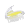 thumbnail image 1 of Yuarrent Cabeza de silicona Masajeador corporal Champú Cepillo de masaje para el cuero cabelludo Peine para lavar el cabello Cepillo de ducha corporal Juegos de accesorios de baño amarillo Yuarrent HA003602-01, 1 of 1