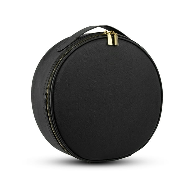 Bolsa de almacenamiento Bolsa de maquillaje con espejo de maquillaje Bolsa de almacenamiento portátil de viaje con espejo LED regulable Control táctil Ajustar la temperatura del color para almacenar p