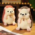 thumbnail image 2 of Simulation / Cute / Soft / Hedgehog Plush Toy / Lifelike Hedgehog Doll Pendant with Bell / Children's Birthday Giftcofee20cm Deng Xun unisex, 2 of 2