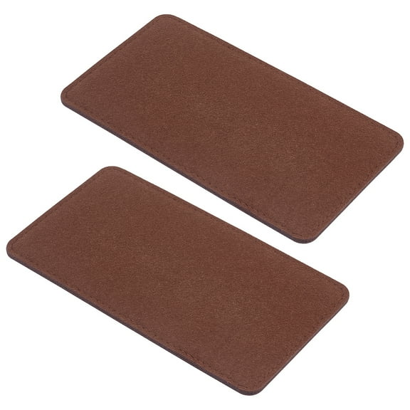2pcs Brown Insert bag Bottoms 11x6'' Felt bag Base Shaper Rectangle bag Liner Board bag Bottom Shaper Purse Organizer Inserts for Backpack Handbag Leather bag Tote bag