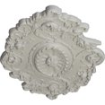 thumbnail image 3 of 30 1/2"W x 20"H x 1 1/2"P Strasbourg Ceiling Medallion, Hand-Painted Pot of Cream, 3 of 4