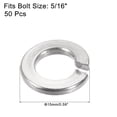 thumbnail image 2 of Parts Washer,Hardware Nuts,Washers,Split Lock Washer, 1/4-Inch 304 Stainless Steel Spring Lock Washer 50pcs, 2 of 5