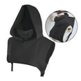 thumbnail image 1 of Mujeres niñas cuello falso con capucha gorra suéter medias camisas suéter decorativo sombrero desmontable cuello falso - Negro Baoblaze Cuello falso de algodón hdodido, 1 of 8