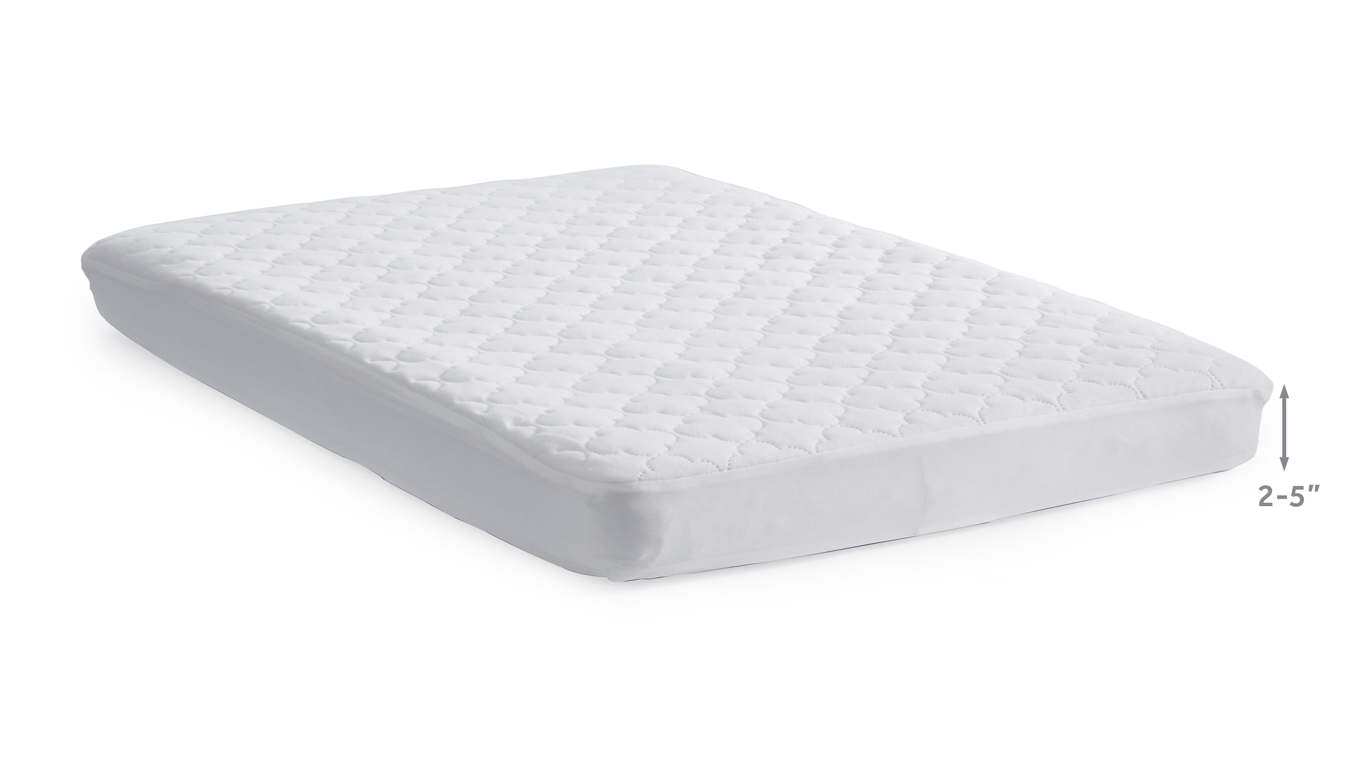  Guardmax Mini Crib Mattress Protector, 24 x 38 x 4, White,  Waterproof, Hypoallergenic, Bed Bug Proof, Stretchable Zipper : Home &  Kitchen