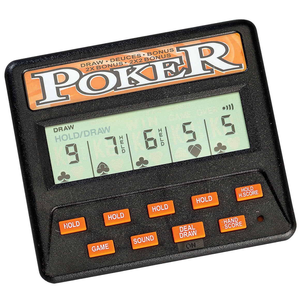 Radica Bonus & Draw Poker Model #1317 Handheld Electronic Game 2 Games in 1 for sale online 
