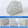 thumbnail image 2 of XB'ANG Napkin Holder for Table Set of 2, Crystal Beads Napkin Holders for Paper Napkins Modern Tissue Dispenser for Kitchen, Bathroom, Dining Table, Backyard, Picnic, Indoor & Outdoor Use (Silver), 2 of 6