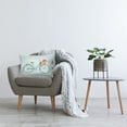 thumbnail image 3 of Stupell Industries Cycle Through Love on Stripes Decorative Printed Throw Pillow Design by Lucille Price., 3 of 6