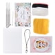 thumbnail image 3 of Kit de inicio de fieltro con aguja, kit de fieltro con aguja, kit de fieltro con aguja de lana para principiantes, materiales para hacer muñecos de peluche, diseño fácil de usar, 3 of 14