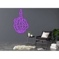 thumbnail image 3 of Glowneon Hand Skull Skeleton Neon Sign, Halloween Decor Wall Art, 3 of 4
