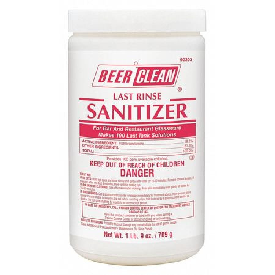 BEER CLEAN 90203 Sanitizer , 25 oz. Bottle , Unscented ,