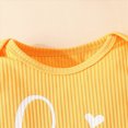 thumbnail image 5 of Baby Girl Clothes Outfit Newborn Going Home Outfit Long Sleeve Cute Letter hello i'm newhere Print Ruffle Romper Bodysuit + Floral Pants + Headband Sets for Fall Winter 0 3 6 9 12 18 Months, 5 of 7