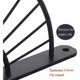 thumbnail image 3 of Soportes decorativos para estantes, 4 piezas, 8" (200 mm), soportes de metal industriales para estantes, soportes flotantes para estantes montados en la pared, color negro, 3 of 5