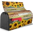 thumbnail image 4 of Sunflowers Mailbox Cover Magnetic Mailbox Wraps Post Box Cover Décor 25.5x21 in, 4 of 7