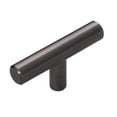 thumbnail image 1 of Hickory Hardware HH075591-BBLN Poignée de Barre Style T - Nickel Noir Brossé, 1 of 2