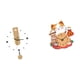 thumbnail image 5 of Reloj de pared,Reloj de pared decorativo para baño o dormitorio,Reloj de pared,Reloj de pared silencioso con forma de gato,ideal para amantes de los gatos.,Lindo reloj de pared para, 5 of 7