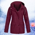 thumbnail image 2 of Vedolay Women's Fall Coat Women's Autumn Coats Solid Color Long Sleeve Casual Jacket Outerwear, L, 2 of 3